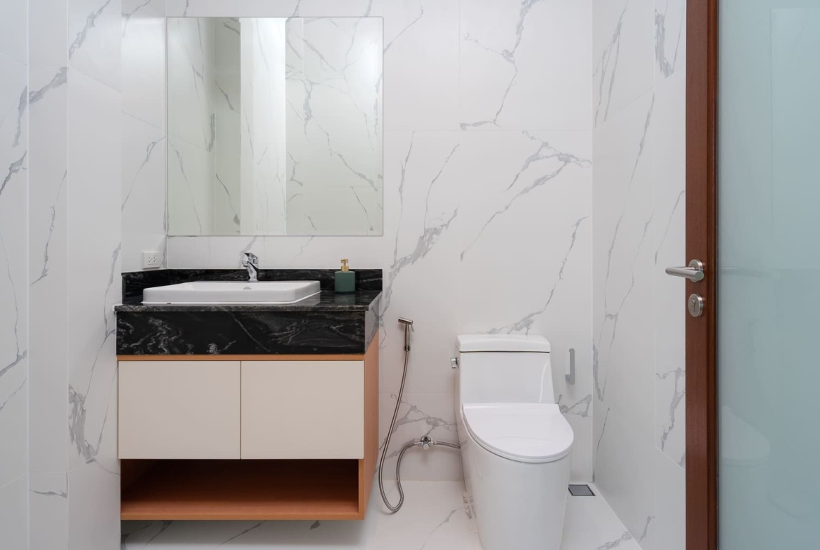 bathroom Modern luxury pool villa for sale near Black Mountain Hua Hin