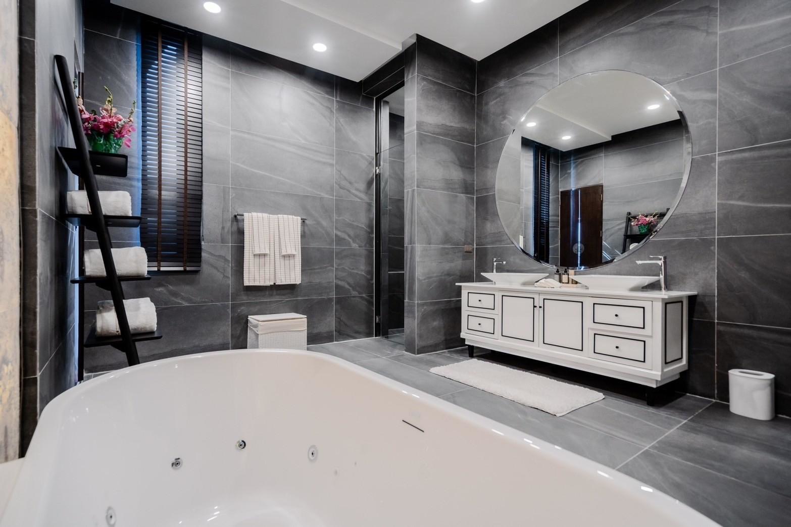 Bathroom Ultra luxury pool villa for sale in Palm Hills Hua Hin