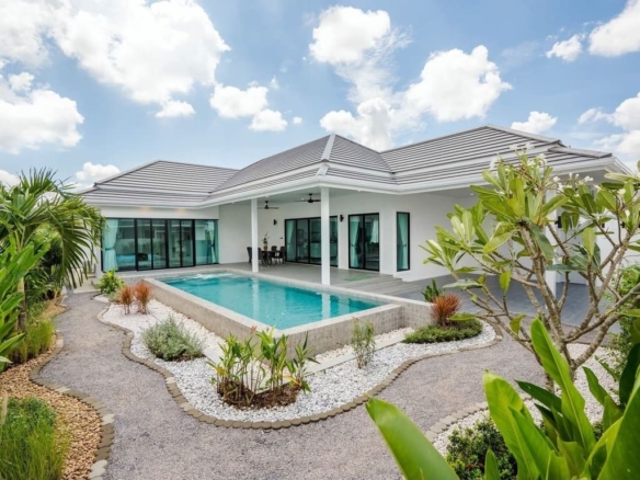 Front villa have swimming pool