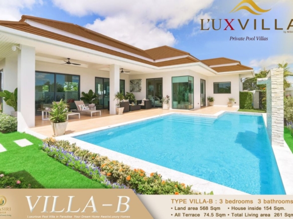 Luxury Pool Villa for Sale in Hua Hin — Villa B