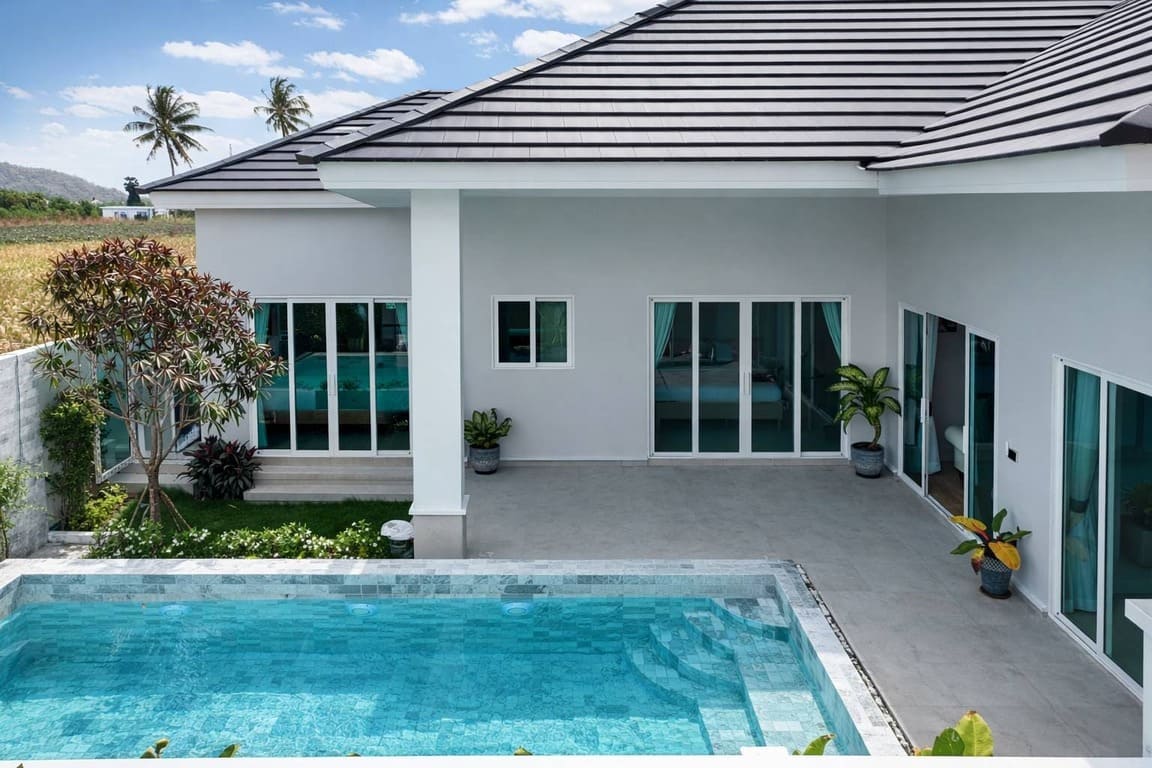 Luxury Mountain View Pool Villa for Sale in Hua Hin Soi 88
