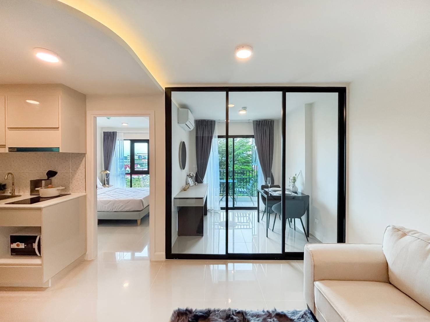 Modern Condo with Multi-Purpose Room in Hua Hin bedroom