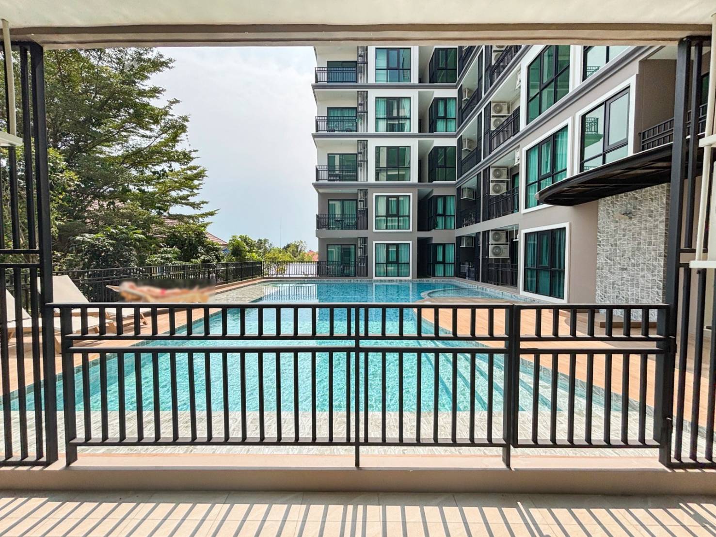 pool view